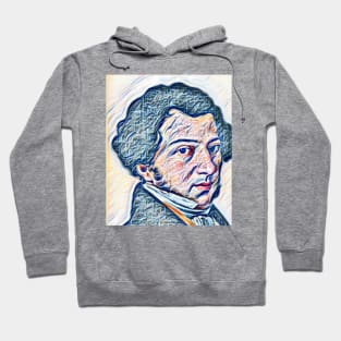 Gioachino Rossini Portrait | Gioachino Rossini Artwork 12 Hoodie